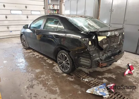 2016 Toyota Corolla S Plus из США, поврежденный, VIN 2T1BURHE2GC729165